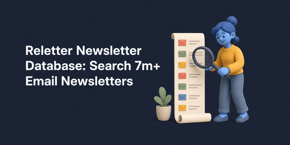 Reletter Newsletter Database: Search 7m+ Email Newsletters